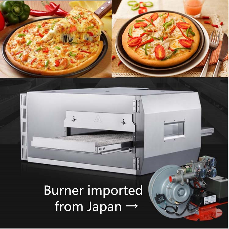 OC-MGP-18H Commercial Stainless Steel Fast Heating Gas Conveyor Pizza Oven For Sale