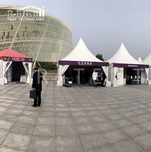 Top Roof Gazebo Outdoor Tent White PVC Sidewalls