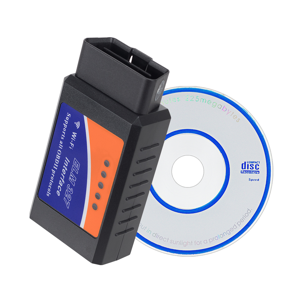 ELM327 WIFI V1.5 OBD2 Car Diagnostic Tool ELM 327 OBD II Scanner With PIC18F25K80 Chip Work for Android/IOS/Windows