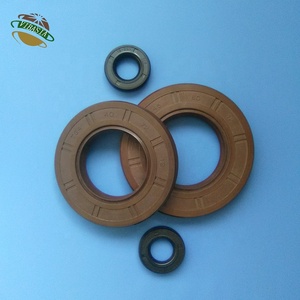 TG TC Double Lip FKM/FPM Rubber Oil Seals with Spring