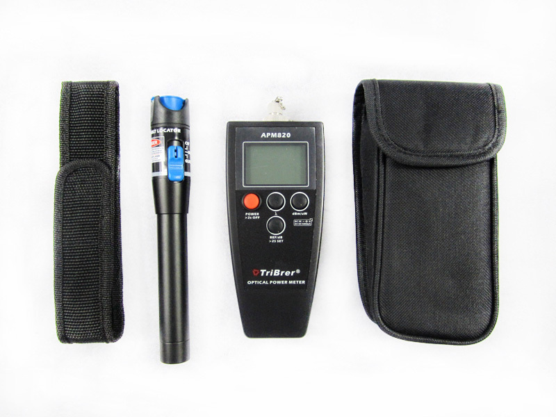 手持式便携式功率计光纤 tribrer apm820 具有可选的 10 分钟自动关闭