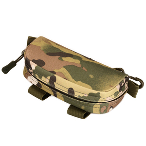 Outdoor Lightweight Molle Nylon Custom Khaki Tactical Glasses Bag