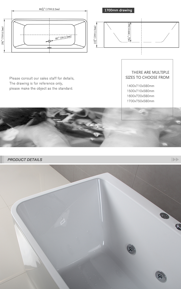 back to wall jacuzi air bubble rectangle bath_tub whirlpool bathtub jaccuzi bathtub