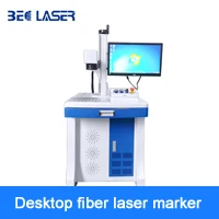 Máy Khắc Laser Bằng Sợi Quang Di Động Mini 20W 30W BEC Máy Tách Logo Di Động Giá In 3D