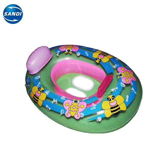 Hot Sale inflatable plastic PVC water toys children's boat with LOGO