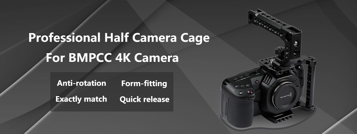 Black CAMVATE Aluminum Alloy Camera Handle Grip DSLR Stabilizer Light Mount 1//4 Male Threaded Have a 1//4-20 Thread Hole on The Bottom