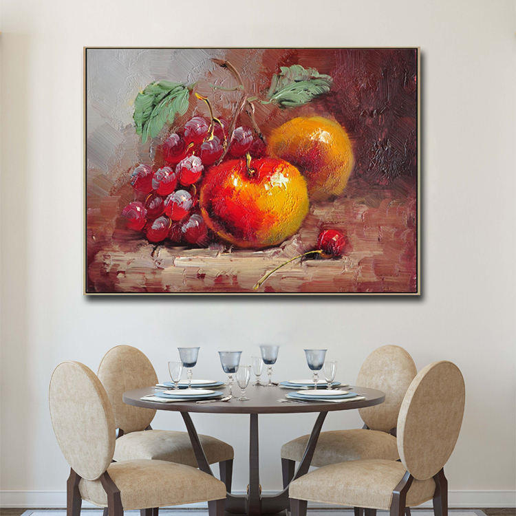 中国静物新デザインフルーツバスケット油絵キャンバス| Alibaba.com