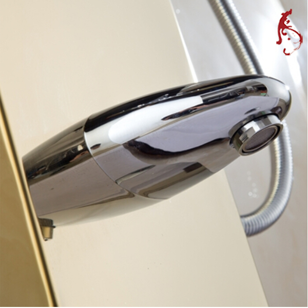 New Wall Mounted Bathroom Shower Set Faucet Chrome Finish Mixer Tap Rainfall Shower Panel