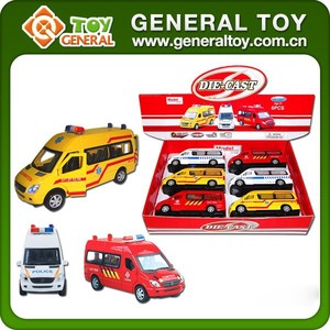 yellow ambulance toy