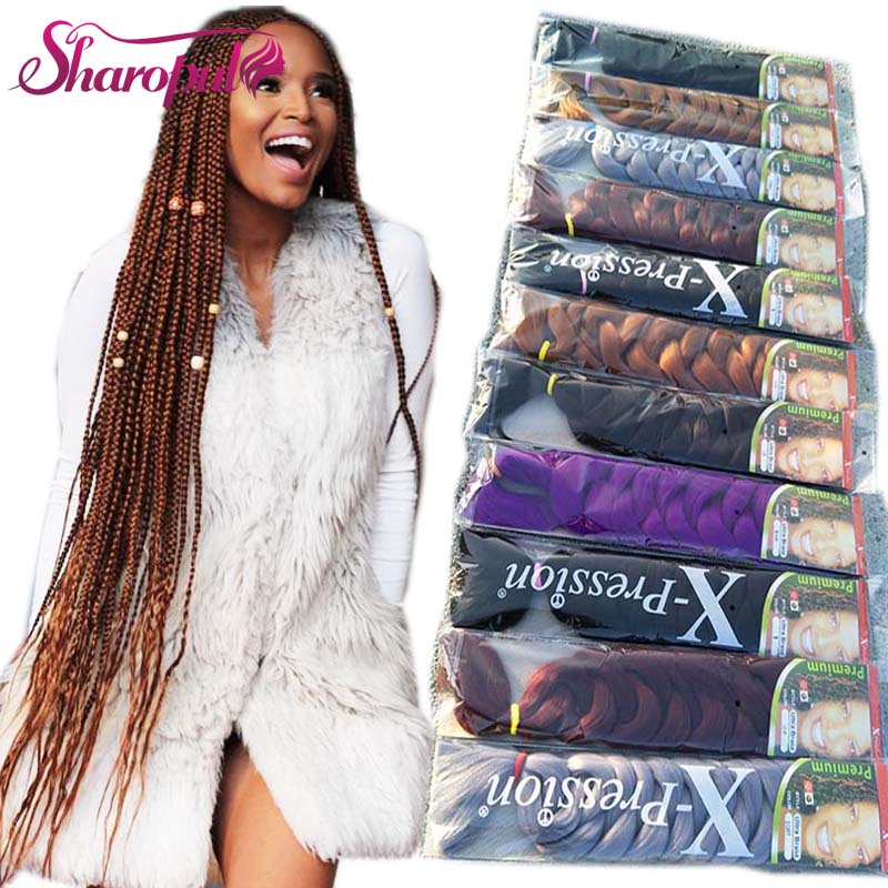 Synthetic Ombre Color Jumbo Braiding Hair 82inch 165gram Crochet