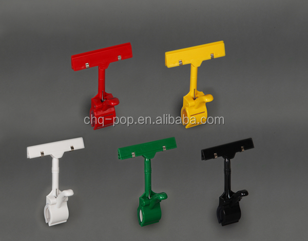 Пластик Продвижение зажимы для торговых точек/зажимы для витрины