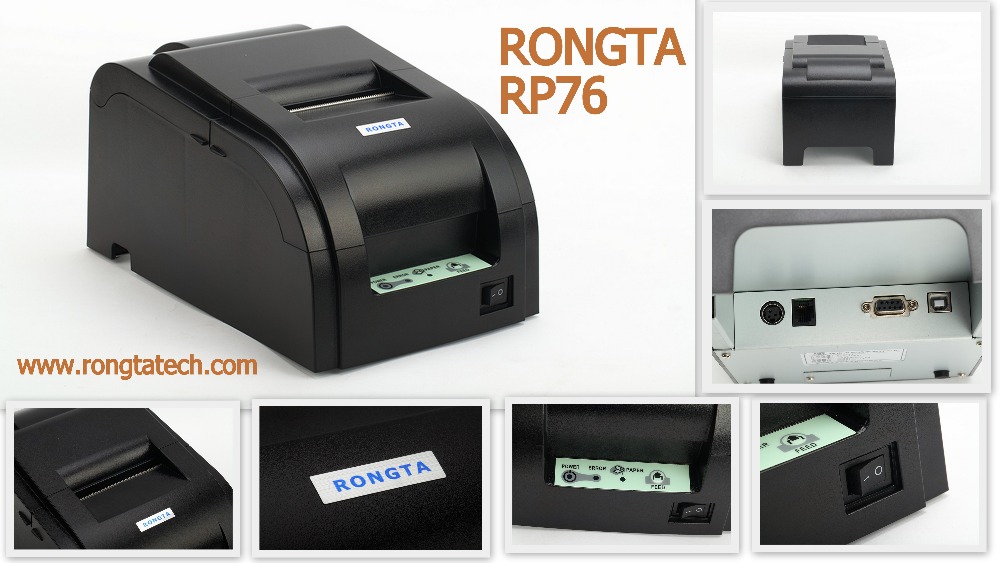 POS プリンター CE認証取得済み76mmドットマトリックスインパクトレシートプリンター