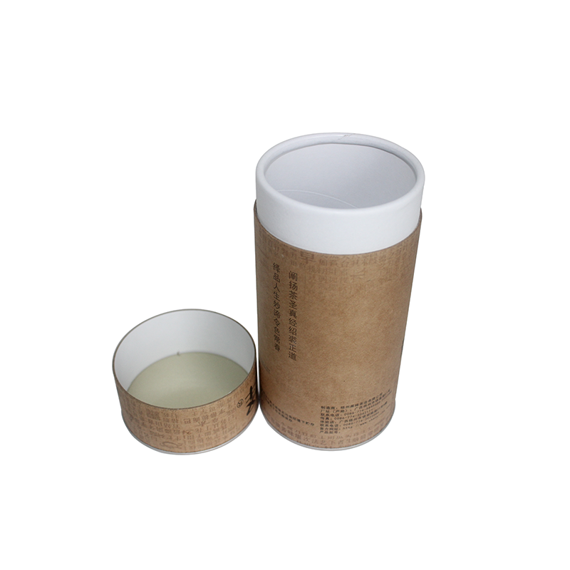 Private Label kraft Tea paper cardboard tube craft cylinder packaging for tea