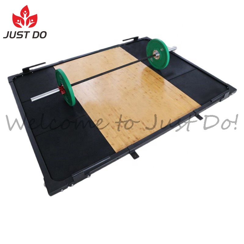 Коврики для тяжелой атлетики с бамбуковой вставкой