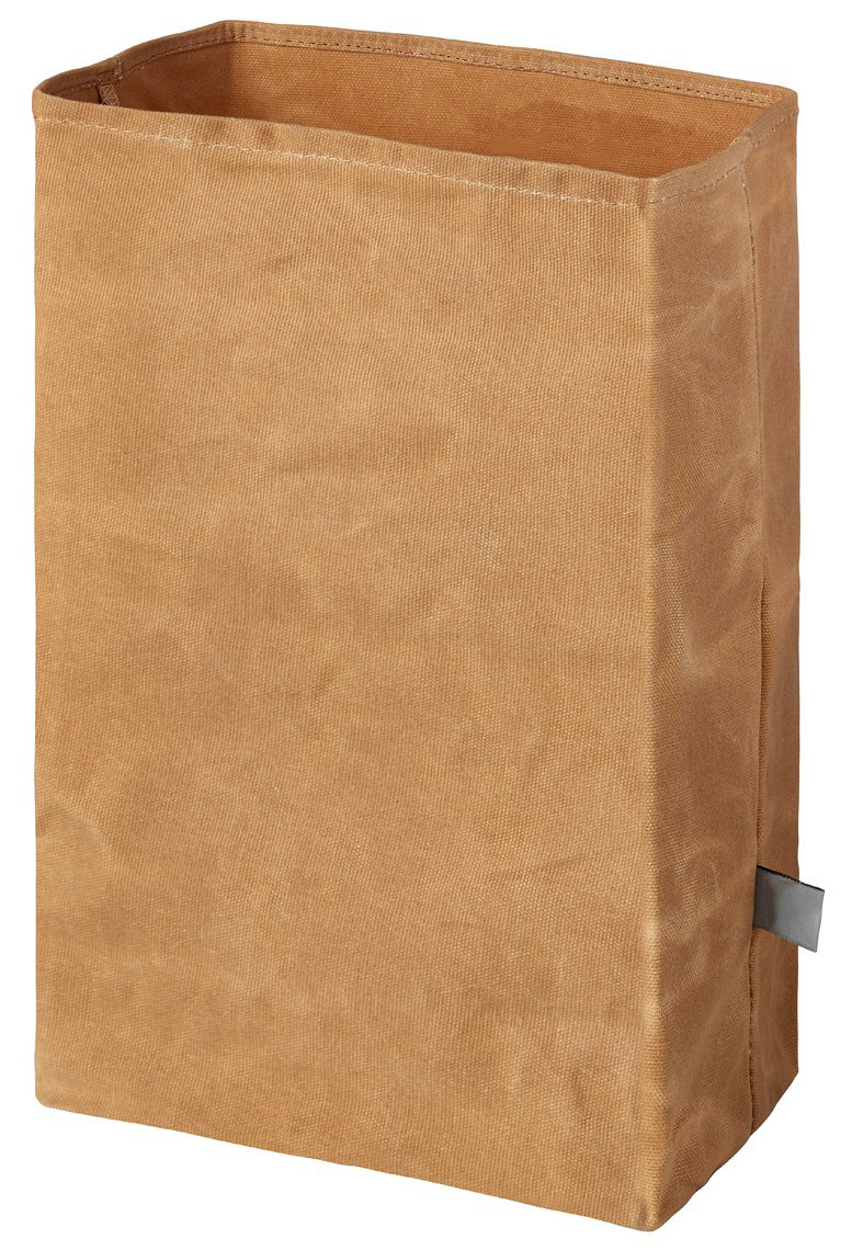 Borsa per il pranzo, tela cerata, durevole, senza plastica, grigio, per uomo, donna e bambino