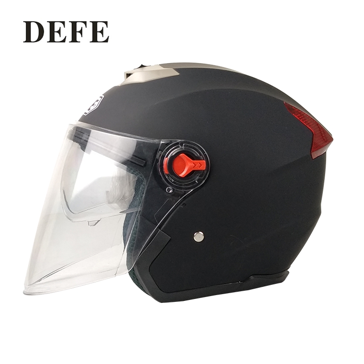 Модный полулицевой мотоциклетный шлем Double Visors