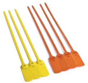 Metal Insert Pull tight Plastic security seal Adjustable Length Plastic Seal