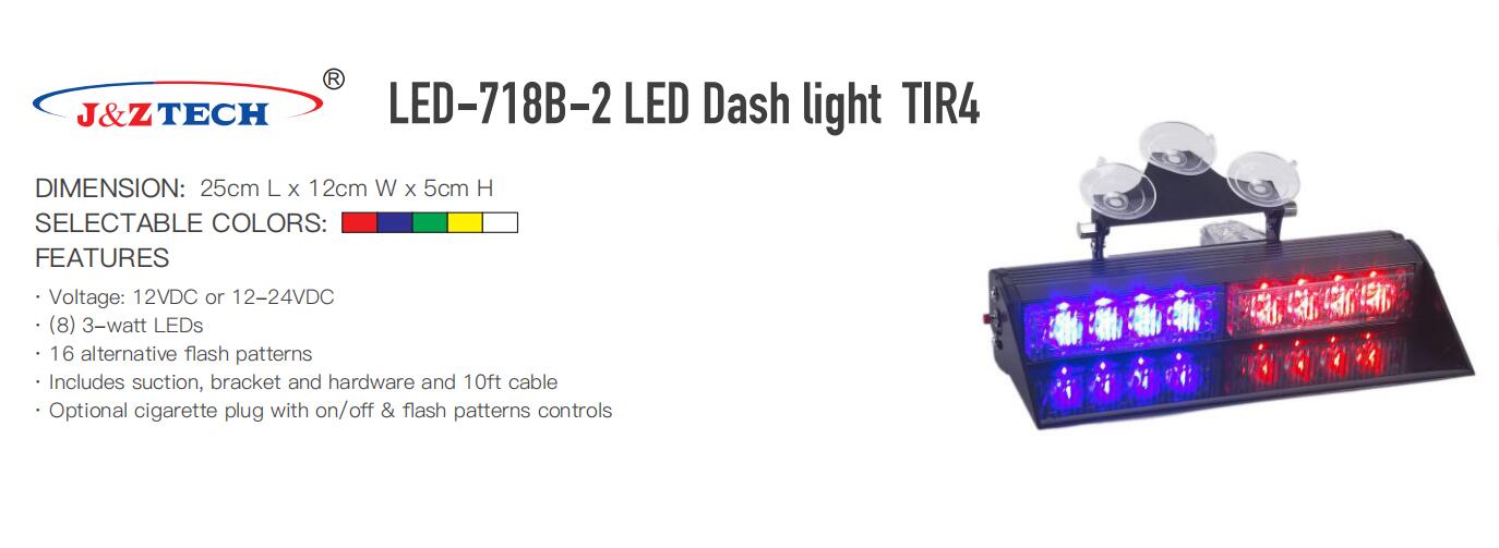 Luces de policía estroboscópicas de advertencia para vehículo de emergencia, luz estroboscópica de cubierta de tablero de color rojo, azul y ámbar, baratas, 12V