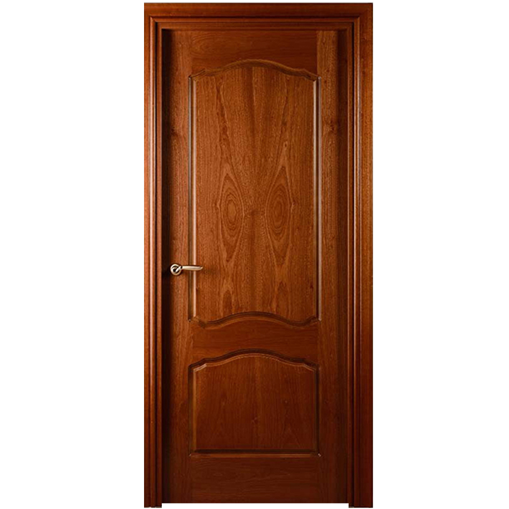Prehung Custom Heavy Hard Solid Wood Soundproof Latest Design Interior Room Door