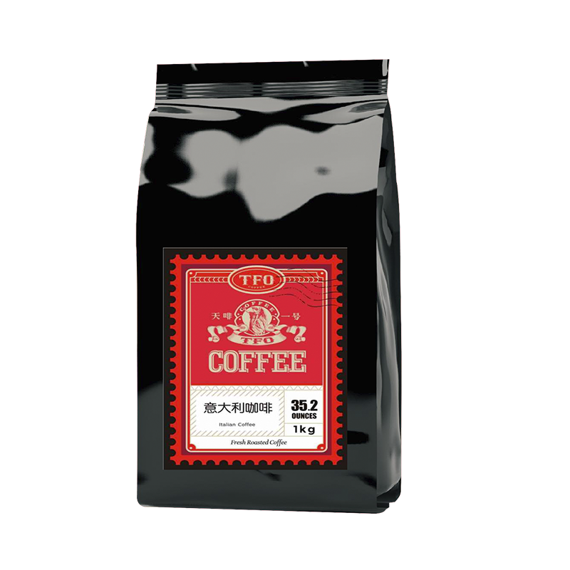 Жареные итальянские кофейные зерна