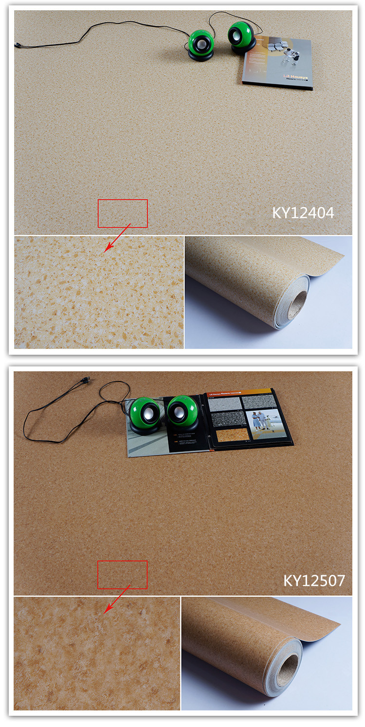 2mm to 3mm PVC colorful commercial vinyl pvc flooring roll linoleum flooring rolls stone marble pvc roll