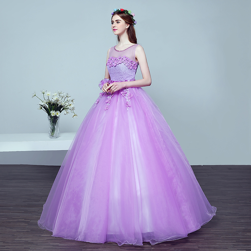 purple color wedding dress Colored Wedding Dresses, Purple and White Wedding Dress, Ombre Wedding classygown