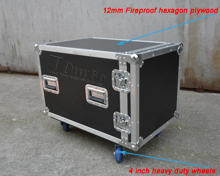 Tourgo Customized Flay Cases Mic Stand Flight Case Holding 12 Mic Stands