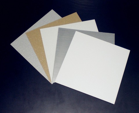 5毫米厚升华空白铝板拉丝银,珠光 (金,银,白) 或白色颜色 40*60 厘米