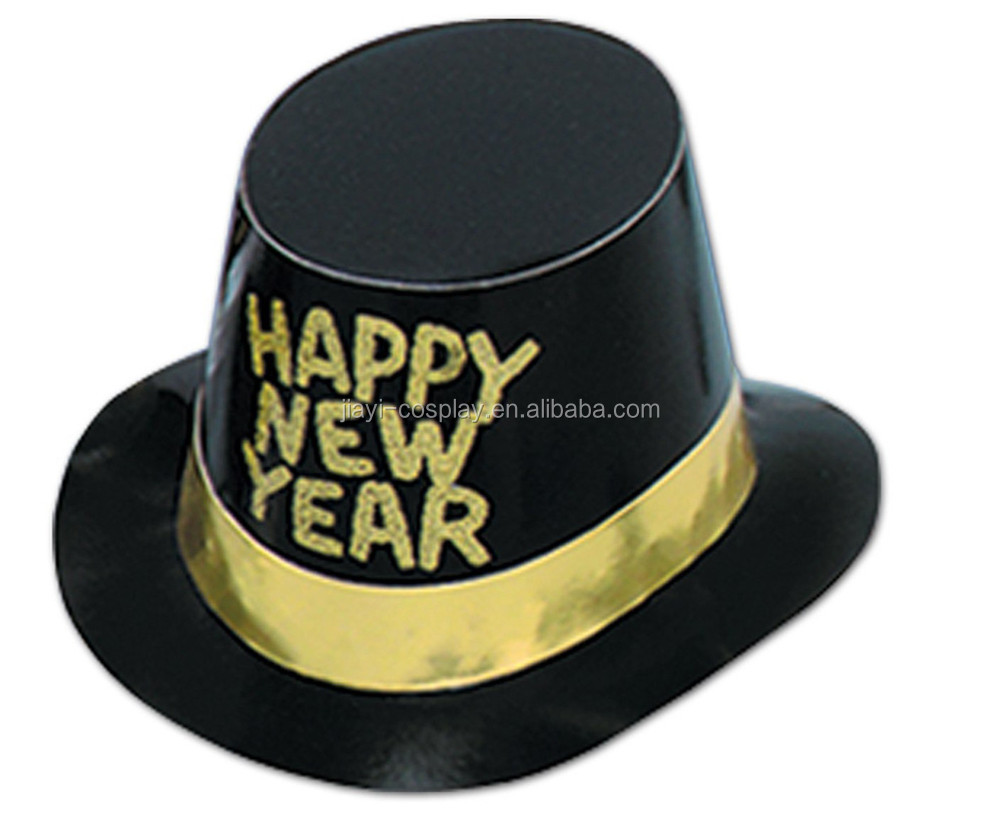 Wholesale Custom Happy New Year Party Multi Color Paper Hat