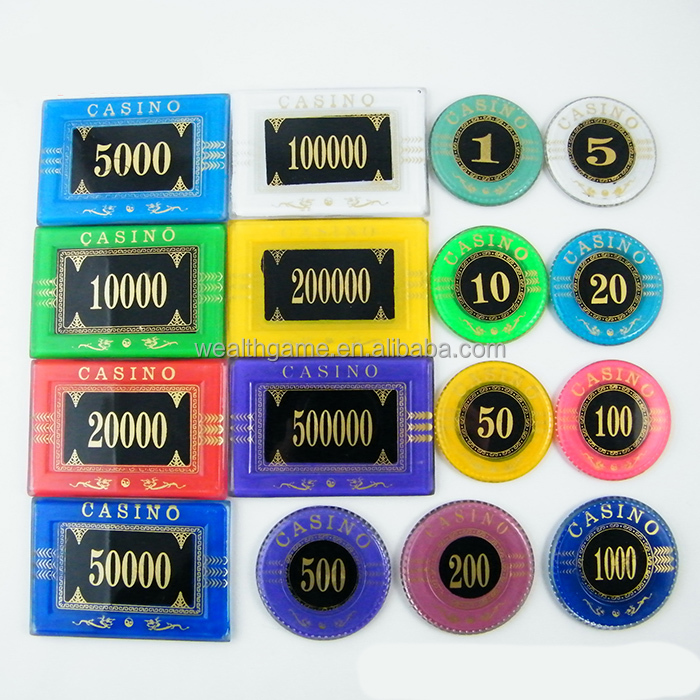 Акриловый кристаллический чип для покера