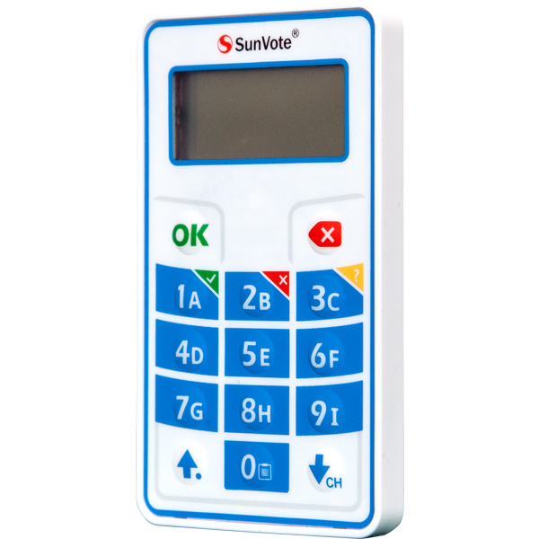 SunVote беспроводные голосовые кликеры, используемые на различных встречах
