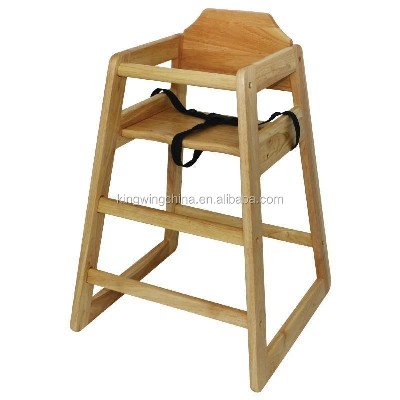 stackable wooden high chairs for restaurants