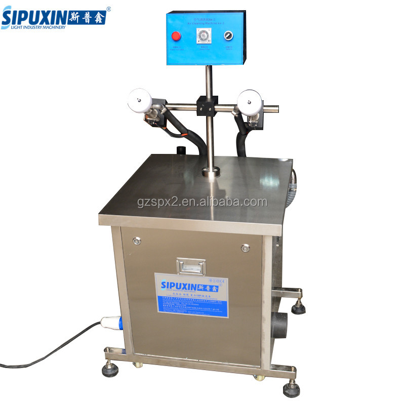 Полуавтоматическая стиральная машина с двойной головкой для очистки бутылок