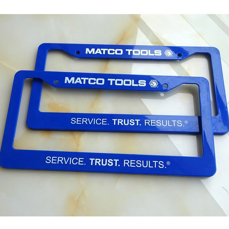 Пластиковый Американский индивидуальный Логотип рамка номерного знака