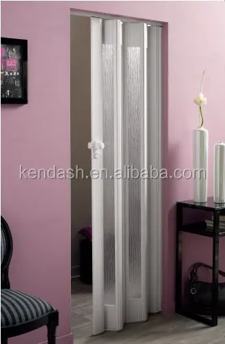 30 pollici di Ingresso porta interna senza telaio pieghevole economica porte in vetro