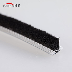Best quality waterproof pile weather strip with adhesive for windows