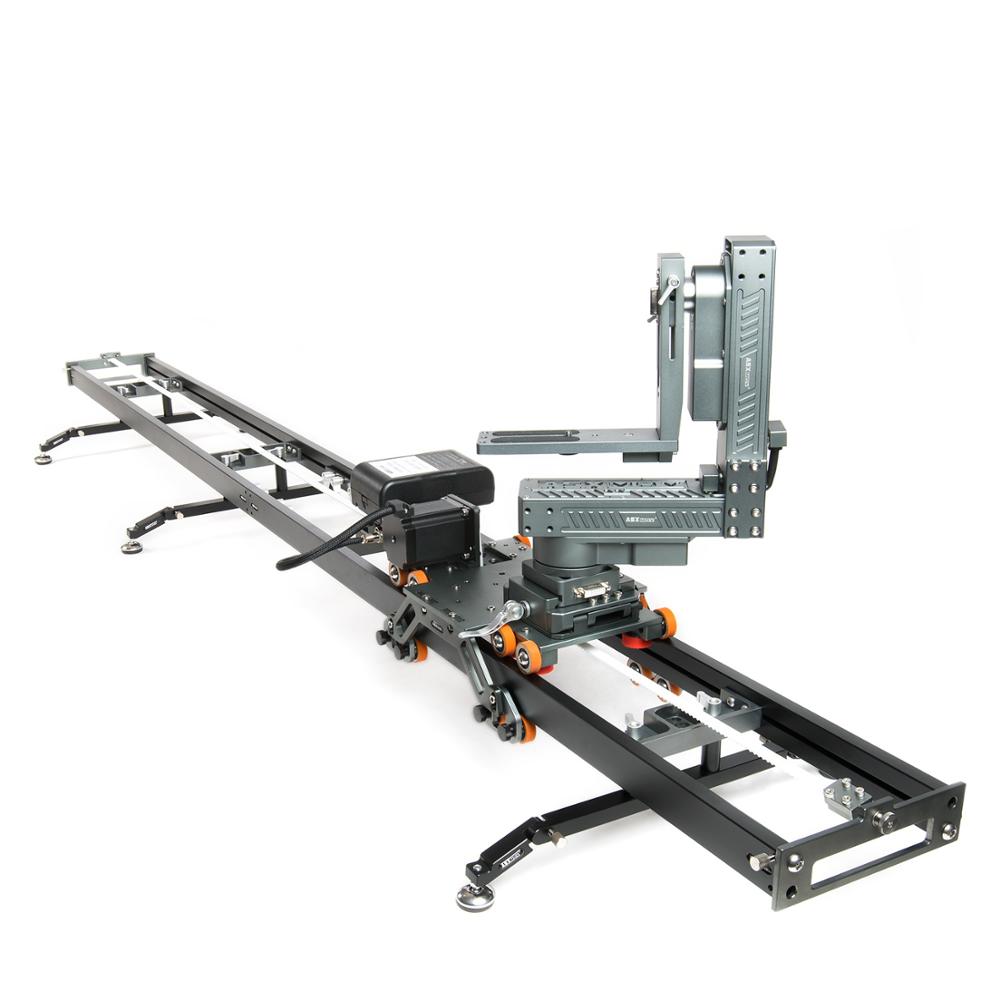 G3S Китай подключаемый пульт дистанционного управления Моторизованная Тележка трек слайдер с панорамированием наклон тележка головка для DSLR видеокамеры камкордера