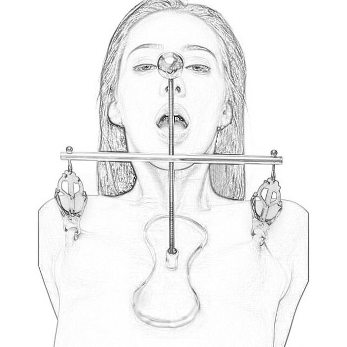 新的乳头钳 bdsm 束缚金属乳头夹性游戏束缚约束奴隶 bdsm 恋物癖乳房