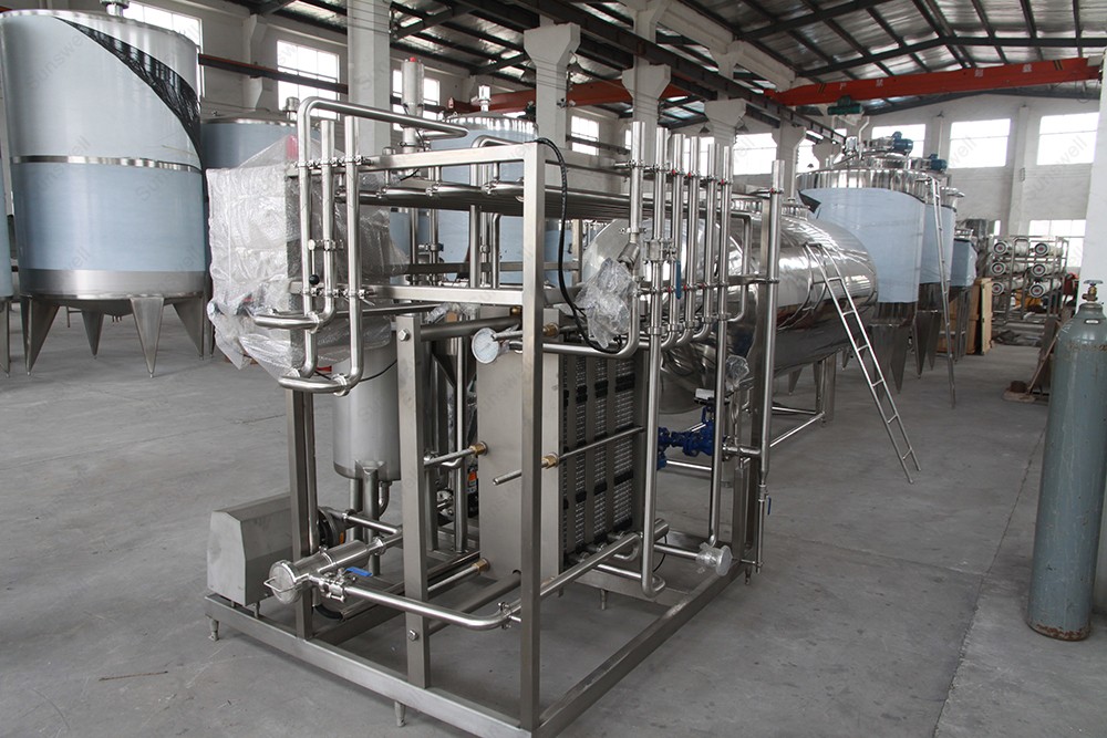 0.5 - 50 T/H Pasteurizing Machine For Milk And Juice