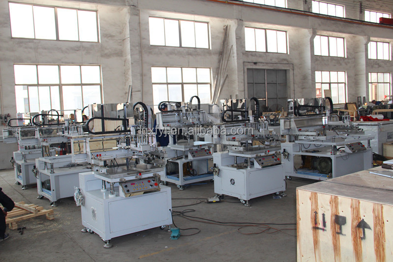 PET heating transfer film screen printing machine