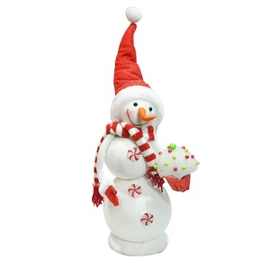 Poliestireno hombre de nieve 17cm