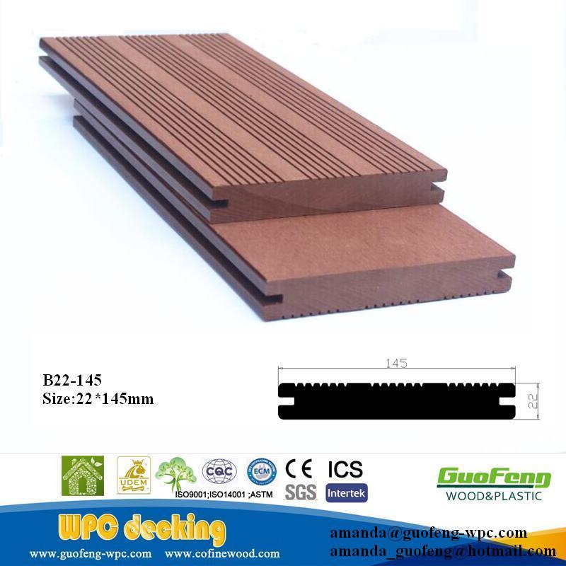 WPC Outdoor Flooring Wood Plastic Composite swimming Decking