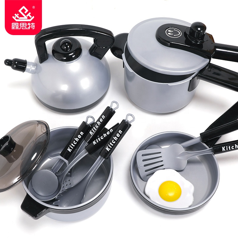 XST детский пластиковый большой современный кухонный кулинарный горшок, игрушки для девочек, веселая плита, ролевая игра, детский кухонный набор, игрушка