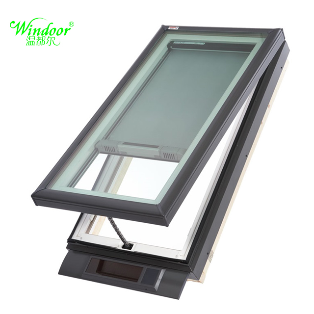 Aluminum skylight windows for big house roof fixed Sunny house skylight roof windows