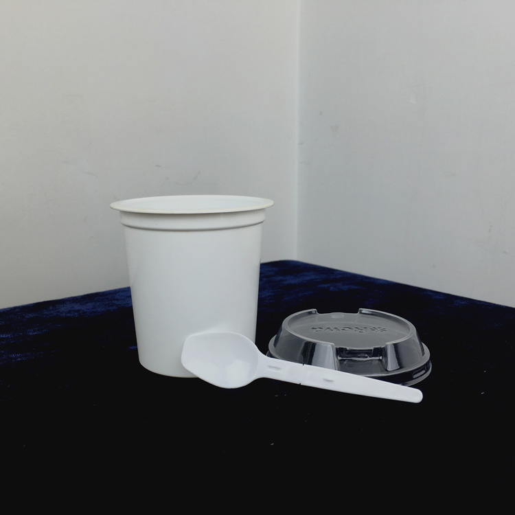 100 мл чашка для йогурта с крышкой и ложкой