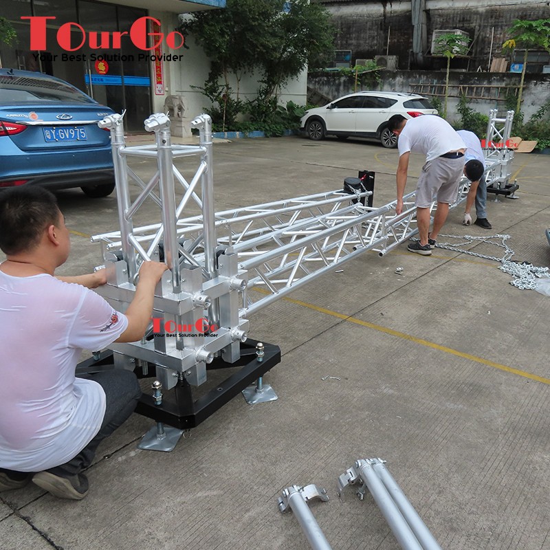 20'W x 20'H LED Screen Display Truss Support System with Hoists
