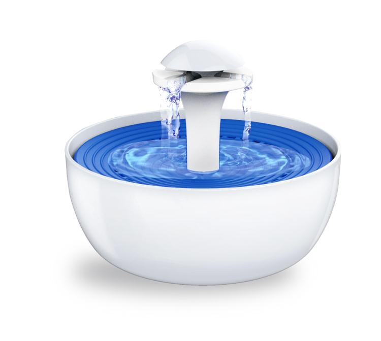 battery operated water bubbler for cats