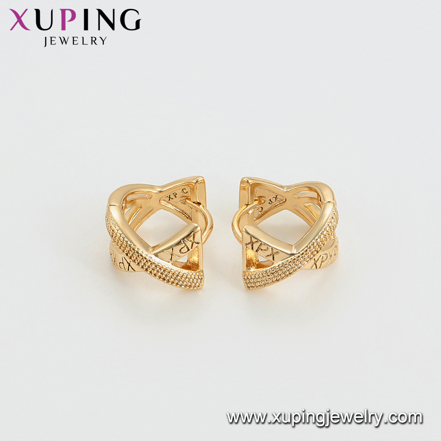 XUPING Orecchini A Cerchio Grandi 60 Mm, Oro Rosa 18k, Ipoallergenici, Leggeri, Regalo Donna
