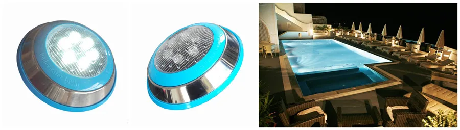 Swimming Pool Light Underwater Pond 18W 7 Colours Bright LED IP68 with RF Remote
