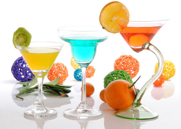 Unique Stem Transparent Cocktail Martini Glass Cup Drinking Glass